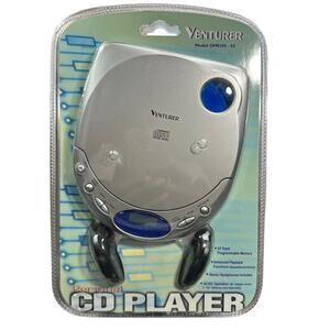 Vintage NOS Portable CD Player Venturer DM8300-00 2003 "Discman" with Headphones